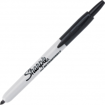 Sharpie&reg; Retractable Permanent Marker Fine Tip Black *single*