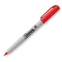 Sharpie&reg; Ultra Fine Permanent Marker Ultra Fine Tip Red *single*