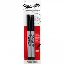 Sharpie&reg; Ultra Fine Permanent Markers Black 2/pkg