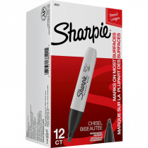Sharpie&reg; Chisel Tip Permanent Markers Chisel Tip 12/box
