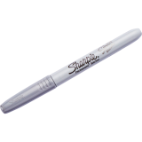Sharpie&reg; Metallic Markers Fine Tip Silver 2/pkg
