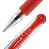 uni-ball&reg; Signo Gel Grip Pen 0.7mm Red