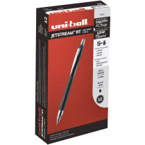 uni-ball&reg; Jetstream&trade; RT Ball Point Pen Bold Point Black 12/box