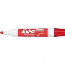 Expo&reg; Low Odour Dry Erase Marker Chisel Tip Red