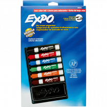 Expo&reg; Low Odour Organizer Kit Assorted Colours 6/set