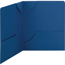 Smead Lockit Portfolio Letter Dark Blue 25/box