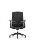Haworth Soji Task Chair Knit Back wLumbar Black