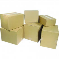 Kraft Corrugated Shipping Boxes 12"x12"x12" 25/pkg