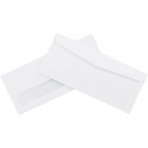 Supremex Commercial White Window Envelopes Side Seam #10, 500/box