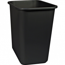 Storex&reg; Wastebasket 26 L Black