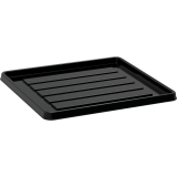 Storex&reg; School Locker / Office Cubicle Boot Tray 11"x12" Black