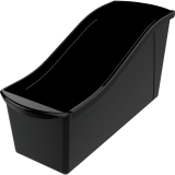 Storex&reg; Book Bin Black