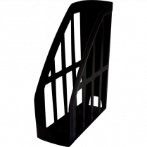 Storex&reg; Recycled Magazine File Black 2/pkg