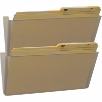 Storex&reg; Wall Files Legal Clear 2/pkg