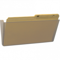 Storex&reg; Unbreakable Wall Pocket Legal Clear