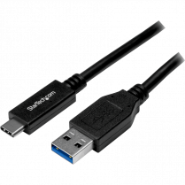 StarTech Slim Micro to USB Cable 6ft Black