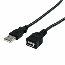 StarTech USB 2.0 10' Extension Cable Black