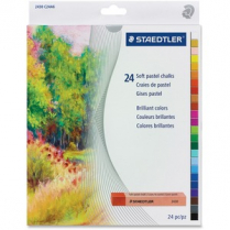 Staedtler&reg; Soft Chalk Pastels Assorted Colours 24/pkg