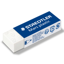 Staedtler&reg; Mars&reg; Plastic White Eraser Latex-Free Large