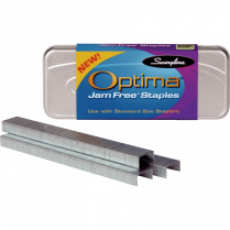 Swingline&reg; Optima&reg; Jam Free Premium Staples 3,750/box