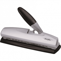 Swingline&reg; Light Touch&reg; Three-Hole High Capacity Desktop Hole Punch