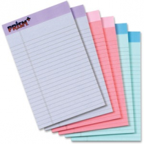 TOPS Prism Pads 5"x8" Assorted Colours 6/pkg