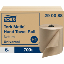 Tork Matic Hand Towel Roll Natural Universal H1 700'x5/case