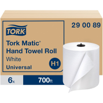 Tork Matic Hand Towel Roll White Universal H1 700'x5/case