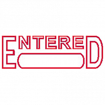 Trodat&reg; Printy 4911 Self-Inking Message Stamp with Window ENTERED