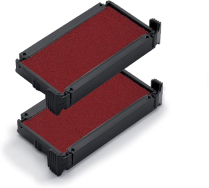 Trodat&reg; 6/4911 Replacement Ink Pad Red 2/pkg
