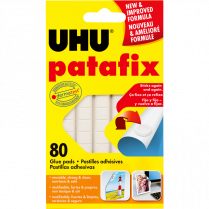 UHU&reg; Patafix Adhesive Pads 50g 80 pads/pkg