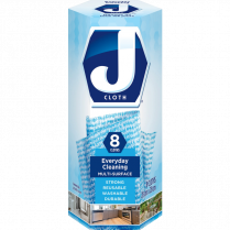 J Cloth Biodegradable Reuseable Cloths 11"x18-29/32" Blue 8/box