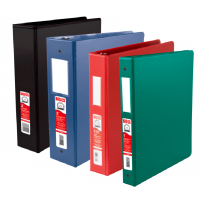 Basics&reg; D-Ring Binders - Various Colours & Sizes