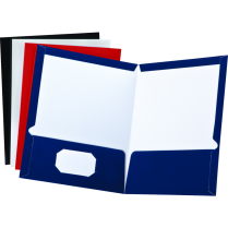 Oxford&reg; Showfolio&trade; Laminated Twin Pocket Portfolio - Various Colours