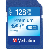 Verbatim&reg; Premium SDXC Card Class 10 128GB