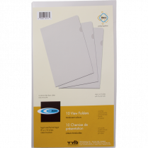 VLB FileMode View Folders Legal Clear 10/pkg