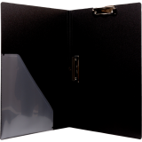 VLB Duraply&reg; Stay Clean Folding Clipboard 11"x17" Black