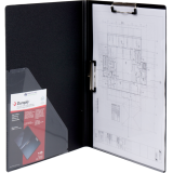 VLB Duraply&reg; Stay Clean Folding Clipboard 11"x17" Black