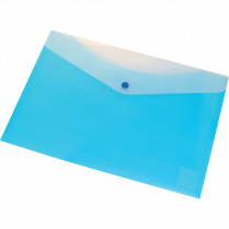 VLB FileMode Frosted Poly Envelope 13-1/4"x9" Letter Blueberry