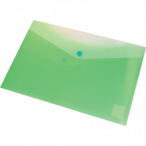 VLB FileMode Frosted Poly Envelope 13-1/4"x9" Letter Lime