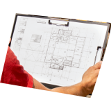 VLB Duraply&reg; Stay Clean Clipboard 11"x17" Black