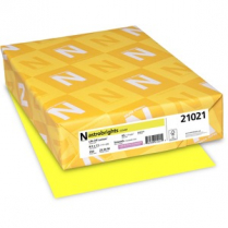 Astrobrights&reg; 65lb Cardstock 8-1/2"x11" Lift-Off Lemon 250/pkg