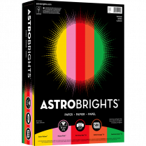 Astrobrights&reg; 24lb Paper 8-1/2"x11" Assorted Vintage Colours 500/pkg