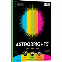 Neenah Astrobrights&reg; Paper 8-1/2"x11" Assorted Bright Colours 100/pkg