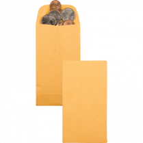 Supremex Coin Envelopes #1 2-1/4"x3-1/2" Golden Kraft 500/box