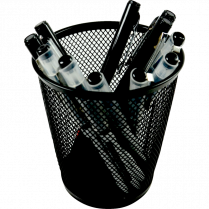 Winnable Mesh Pencil Cup Black