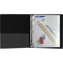 Winnable Poly 3-Ring Binder Pocket Clear