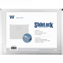 Winnable SlideLock&reg; Poly Zipper Envelopes 13"x10" Clear