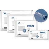 Winnable SlideLock&reg; Poly Zipper Envelopes 13"x10" Clear