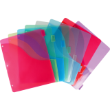 Winnable Slant Binder Pockets 8 Tab Letter Assorted Colours 8/pkg